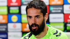 Celebración de los jugadores del Betis tras su victoria ante Fiorentina
