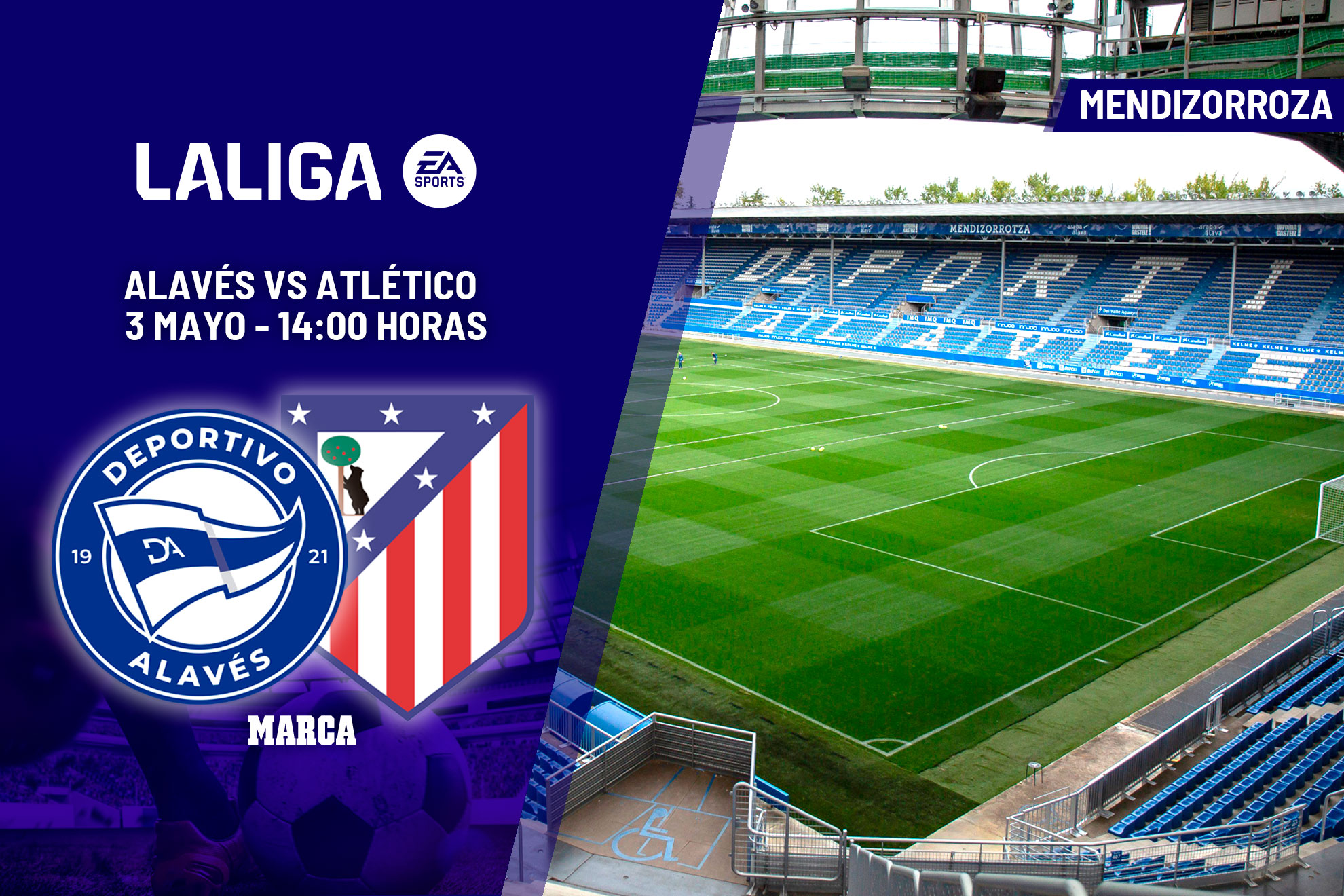 Imagen del partido Alavés - Atlético Madrid en LaLiga EA Sports