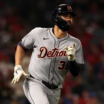 Detroit Tigers fans enjoying a game at Comerica Park
