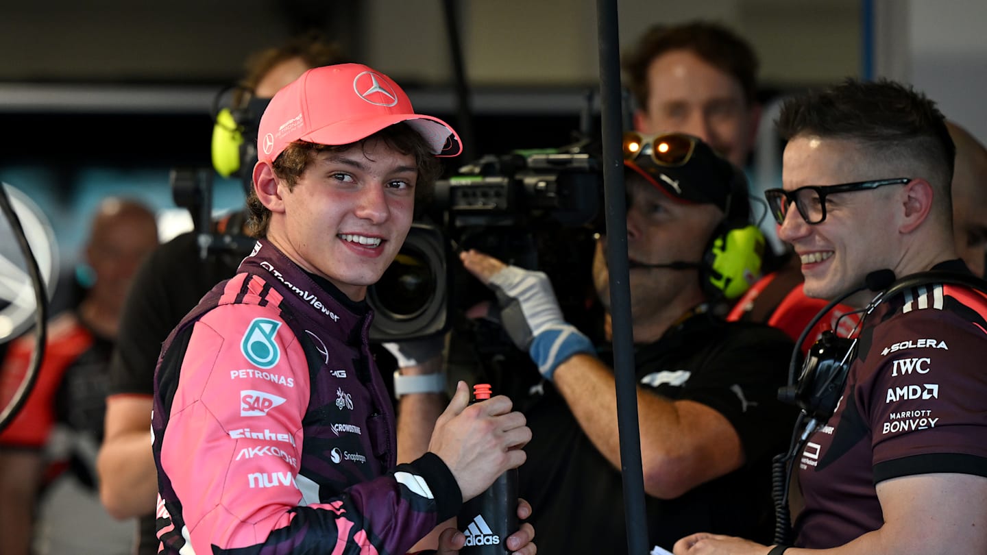 Formula 1 cars on track during Miami Grand Prix