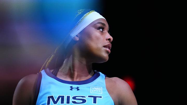 Georgia Amoore in action for the Washington Mystics
