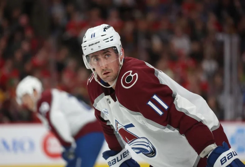 Matt Duchene skating during an NHL game