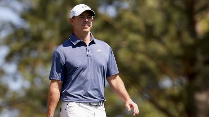 Brooks Koepka competing in a major golf tournament