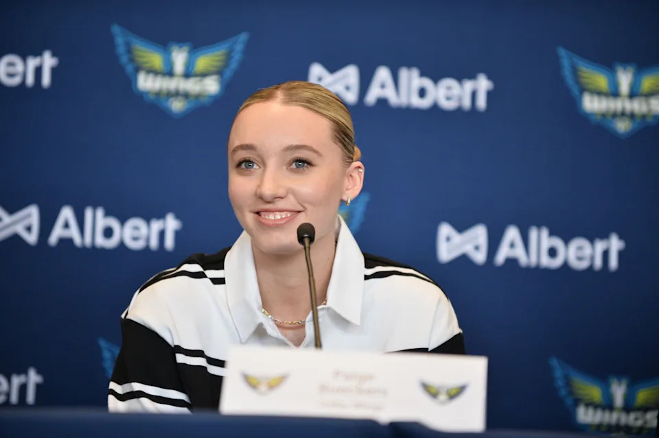 McKenzie Forbes in action with the Dallas Wings