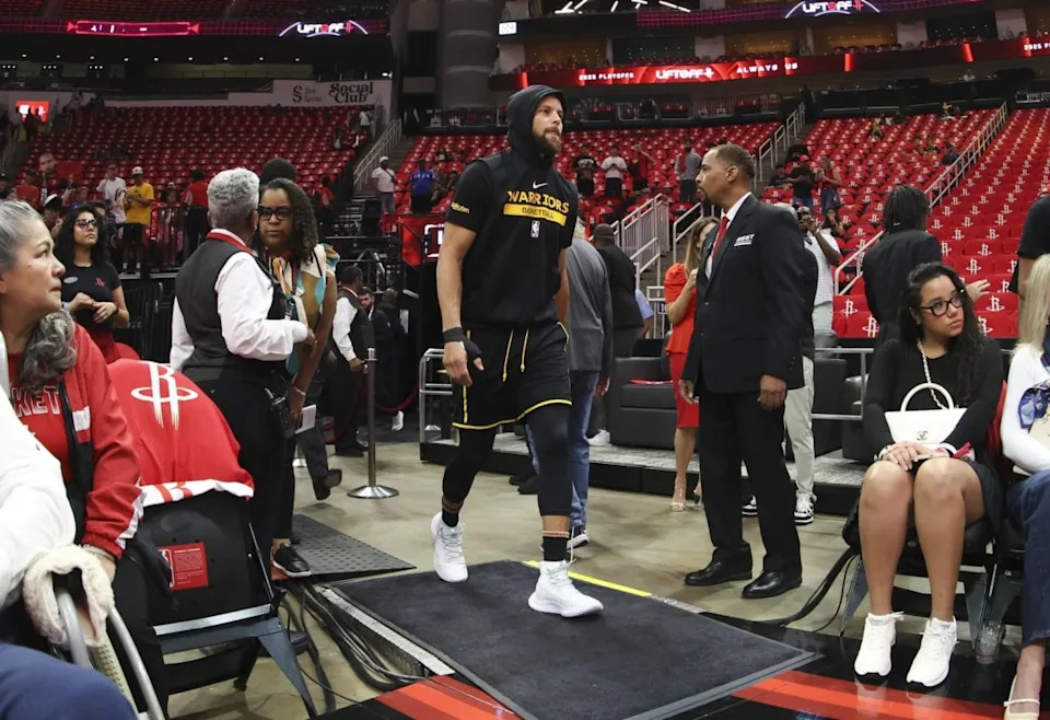 Charles Barkley and Steph Curry during heated NBA Playoffs discussion