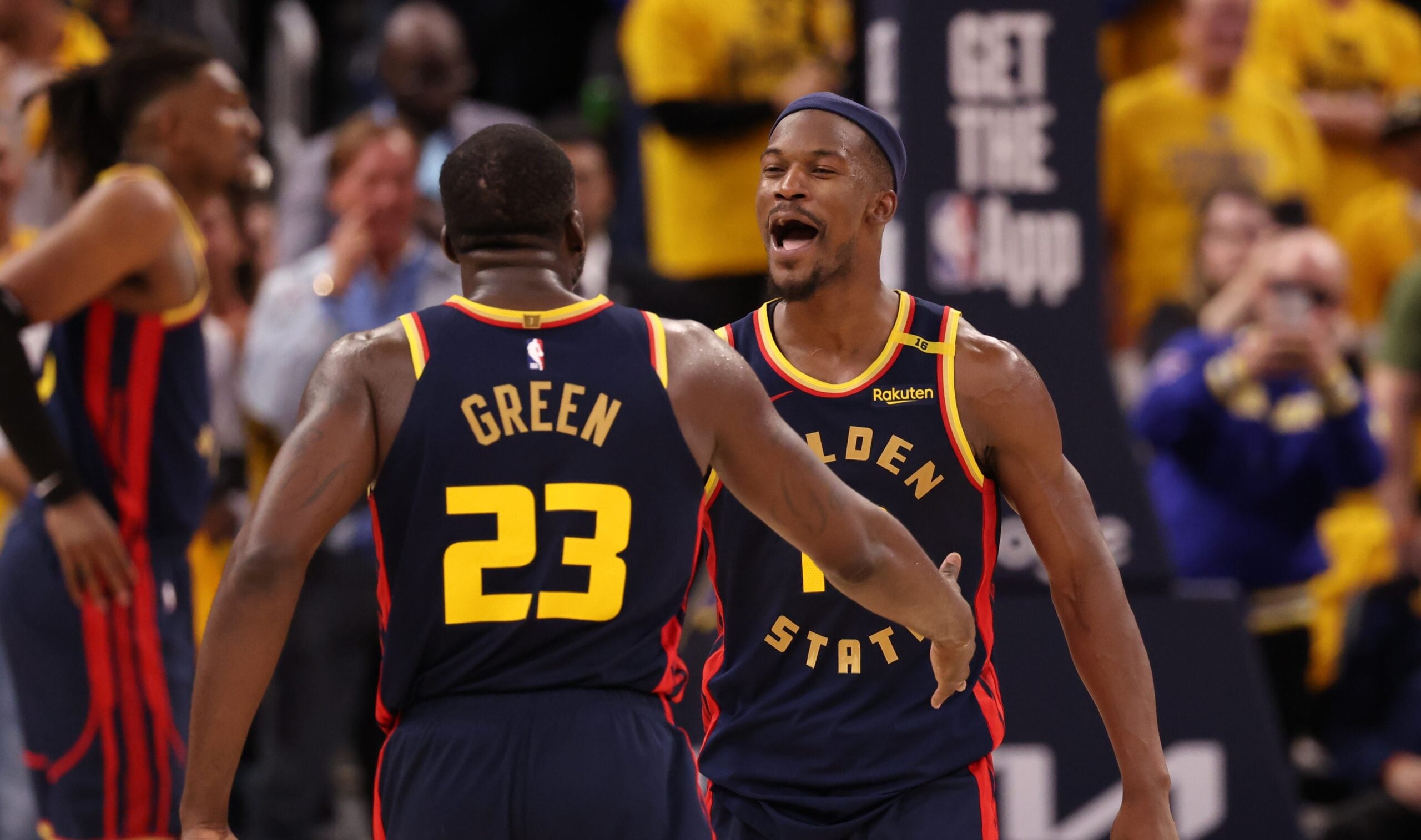 Houston Rockets players in action during the 2025 NBA Playoffs