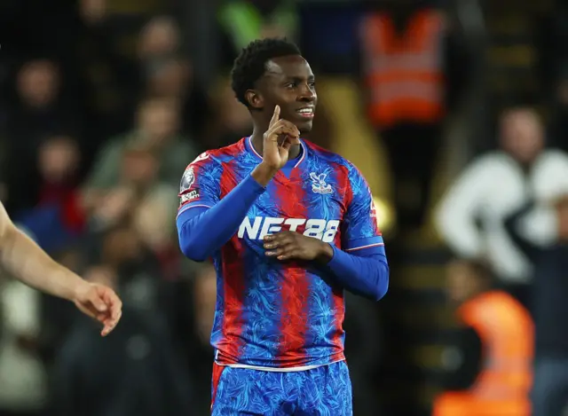 Players in action during Crystal Palace vs Nottm Forest Premier League match