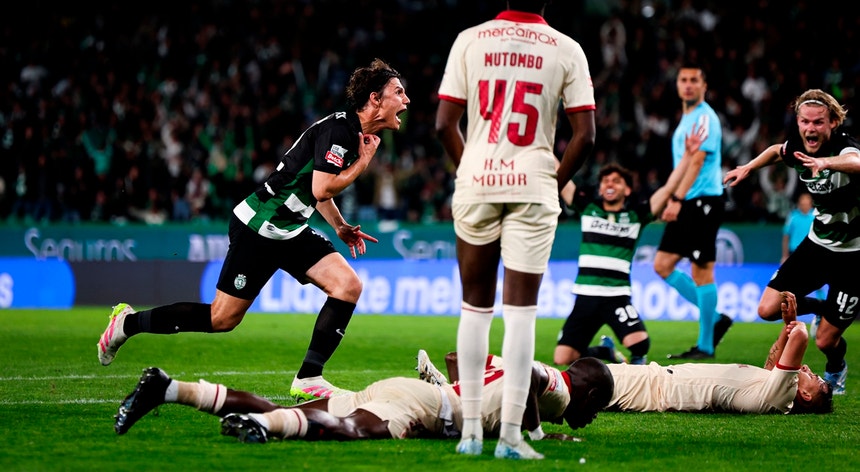 Sporting vs Gil Vicente match action