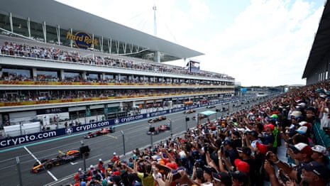 Miami Grand Prix F1 crowd with Lisa's community influence