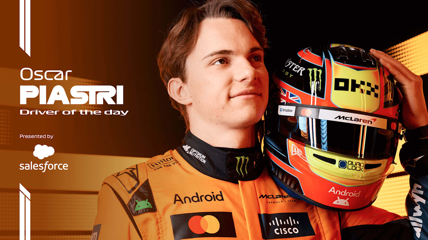 Oscar Piastri celebrates Miami Grand Prix victory with McLaren