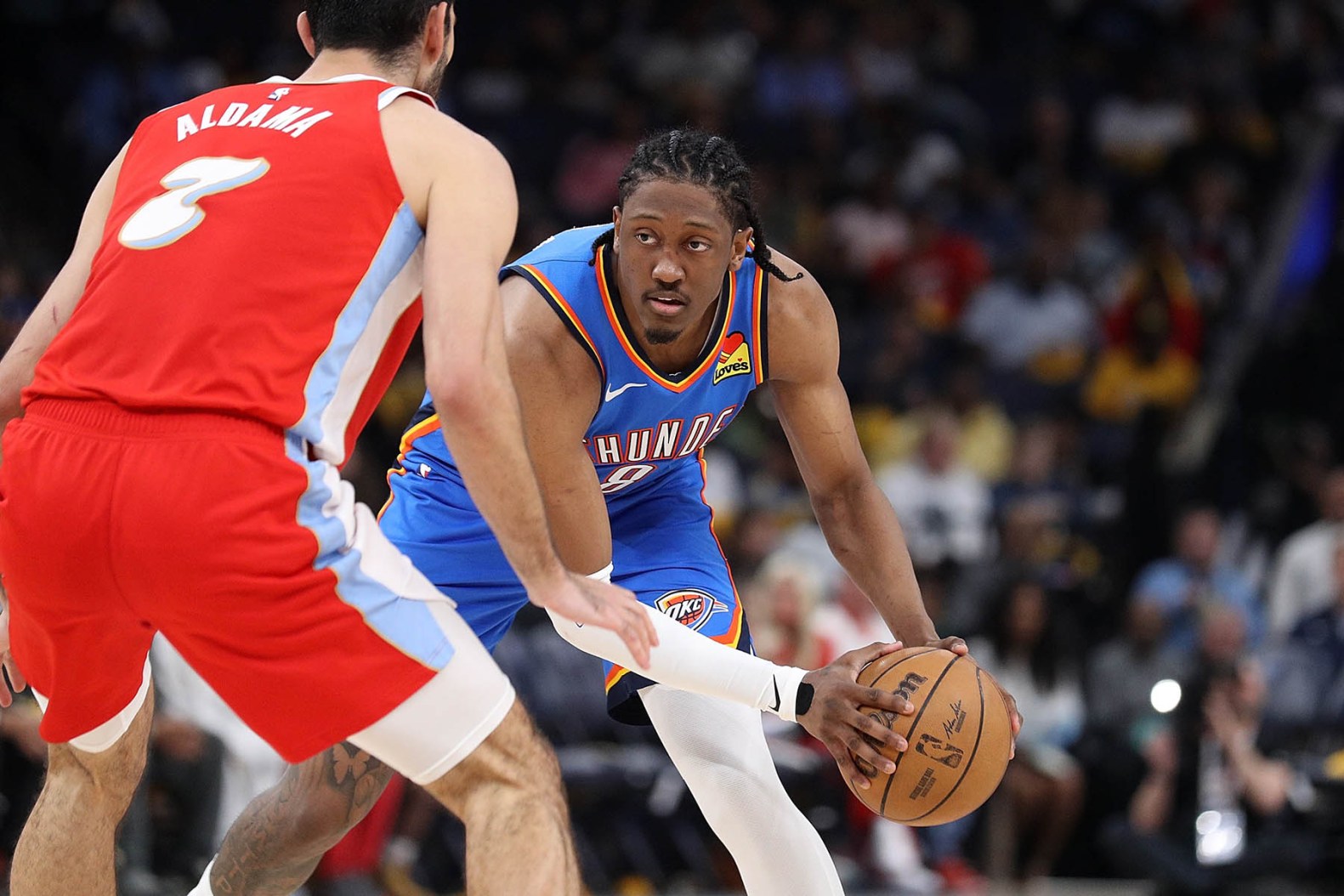 Denver Nuggets vs Oklahoma City Thunder during the 2025 NBA Playoffs