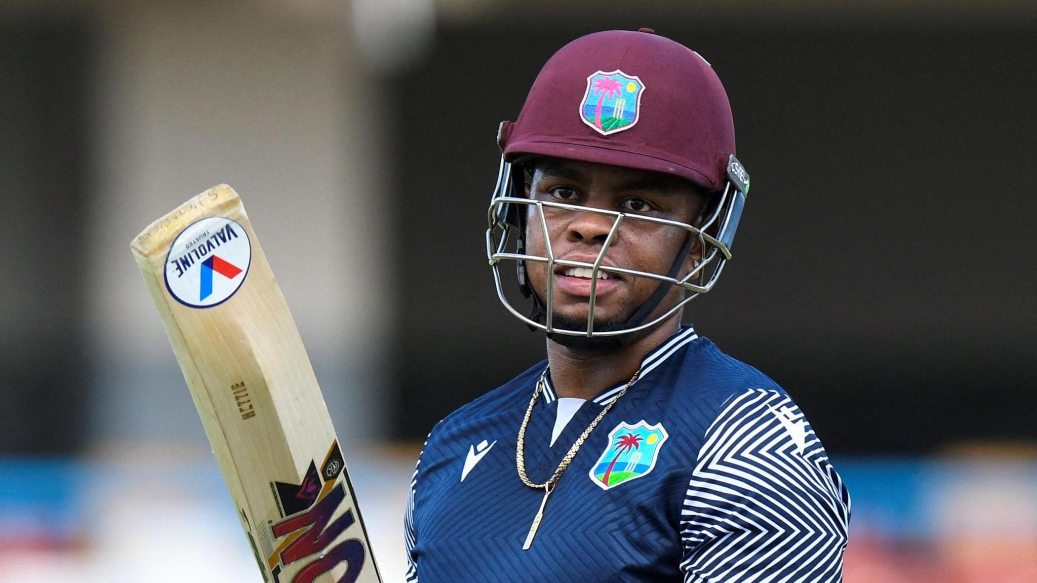 Sherfane Rutherford in action during IPL 2025