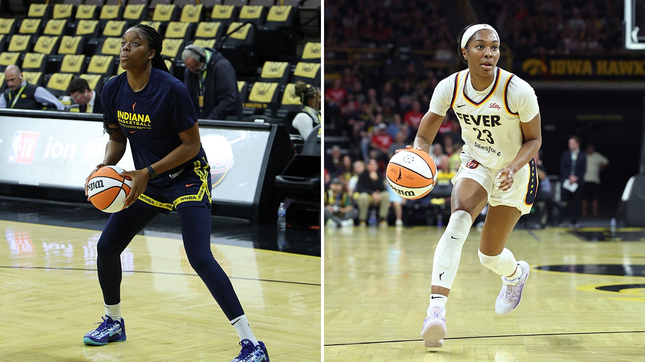 Bree Hall in action for Indiana Fever