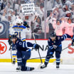 binnington ready in goal during the playoffs