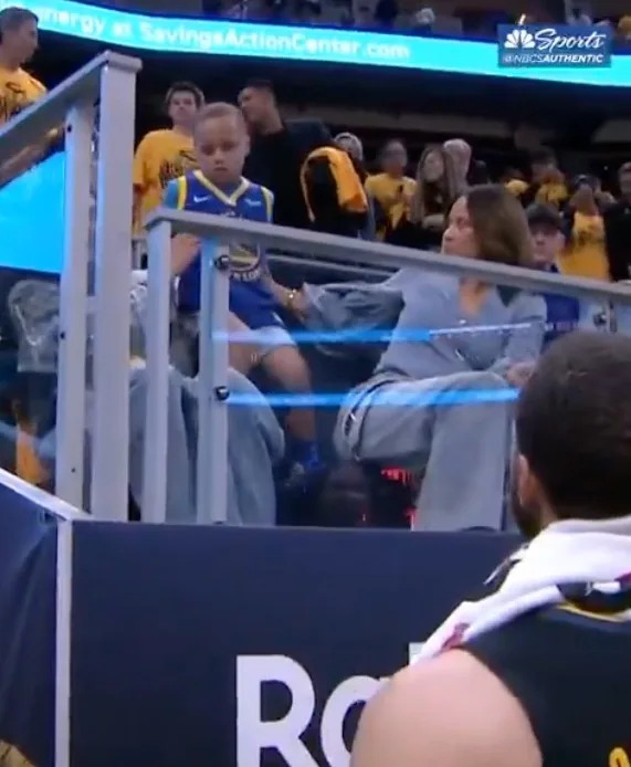 Steph Curry takes a shot during a high-stakes game, exemplifying experience and skill
