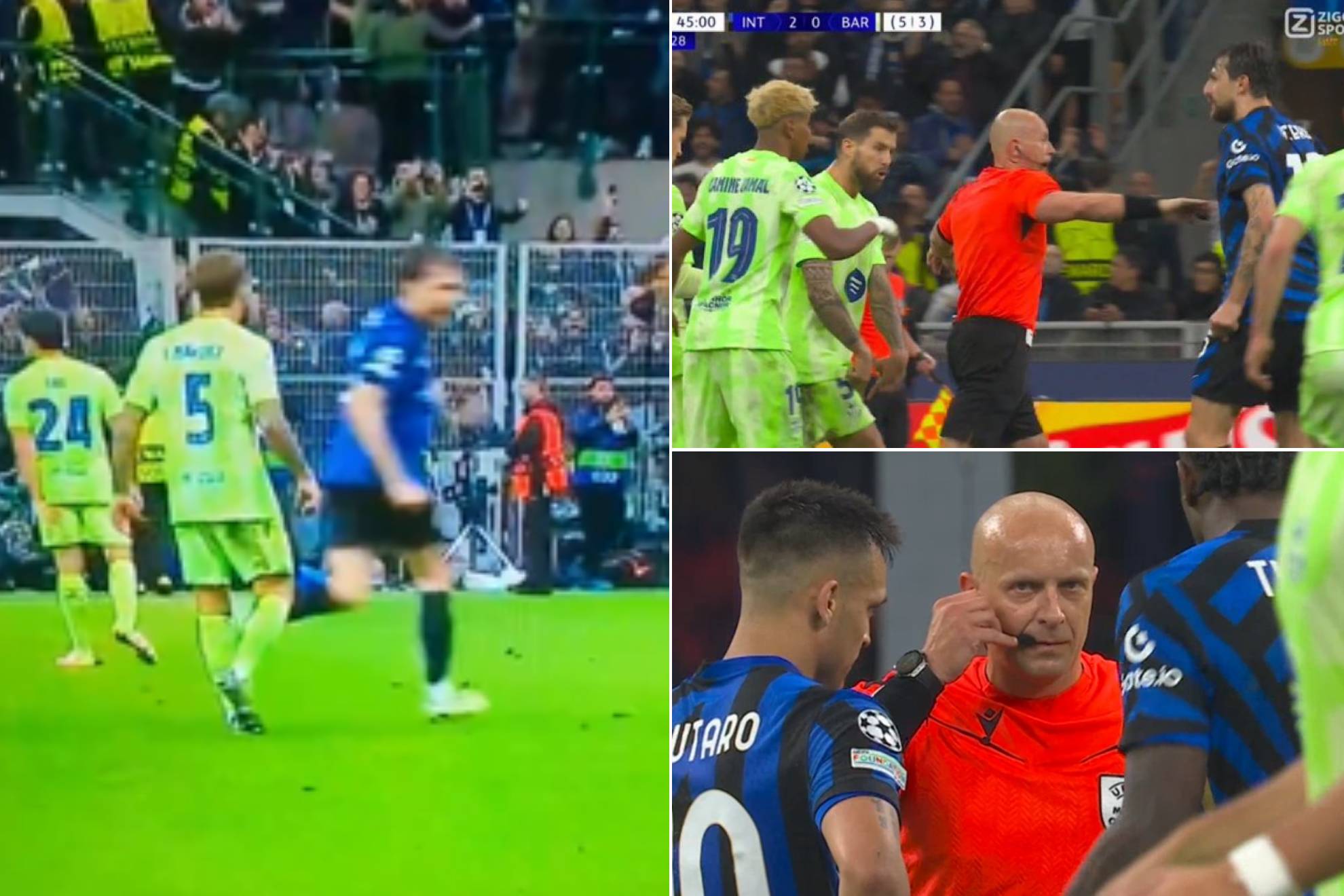 Iñigo Martínez durante un partido clave en la Champions League