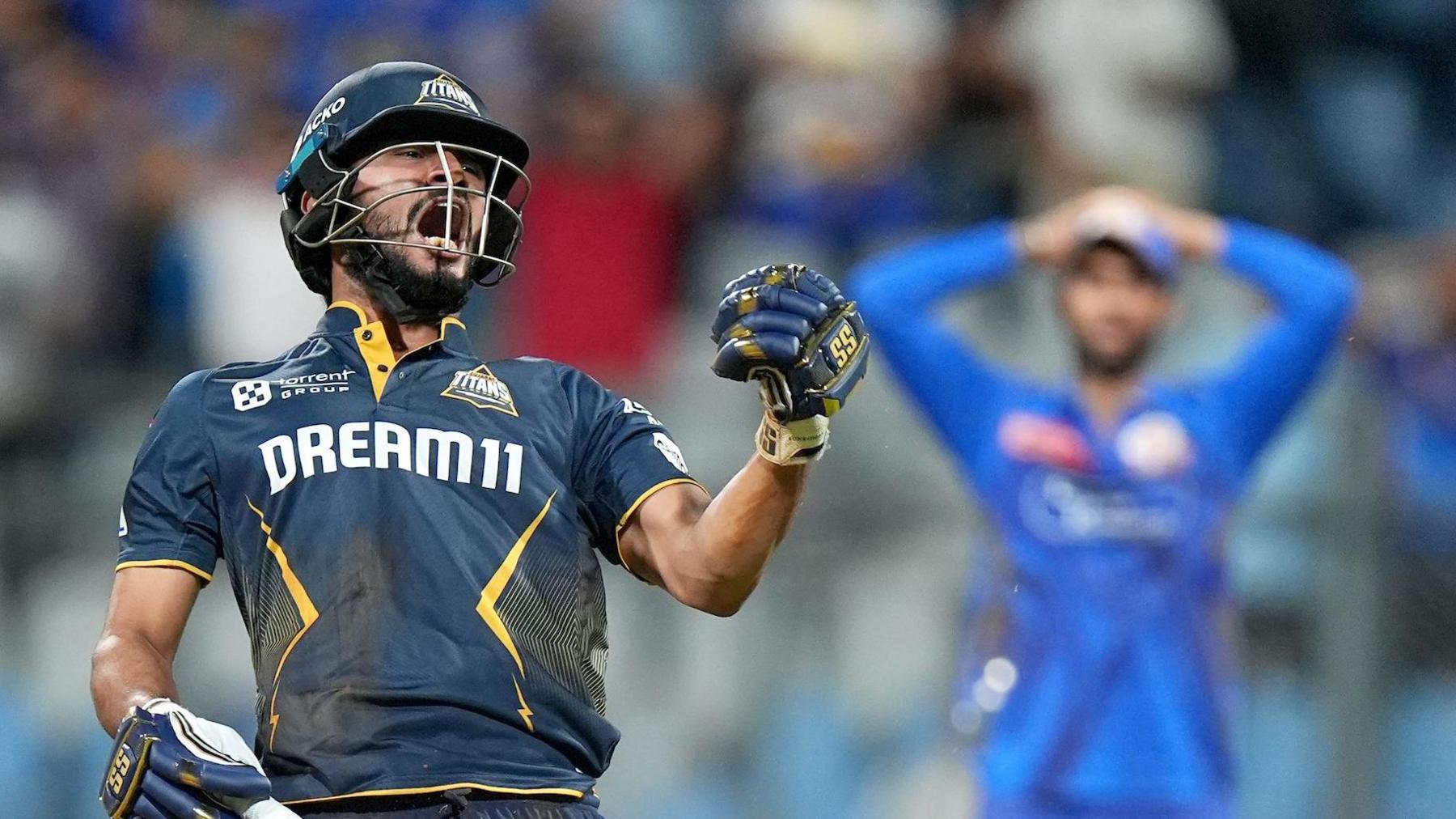 Indians vs Titans 2025 action during the final overs