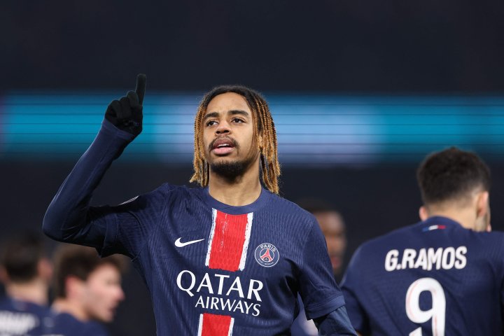 Celebración de Hakimi tras su gol crucial para el PSG