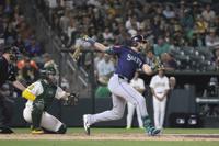 Carlos Vargas pitching for the Seattle Mariners