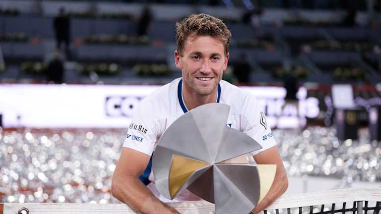 Jannik Sinner at the Rome Open 2025 clay court