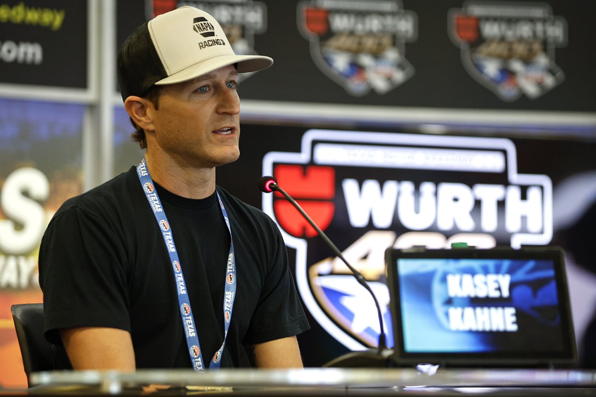 Kasey Kahne at a recent NASCAR event