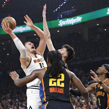 Nuggets box score game action