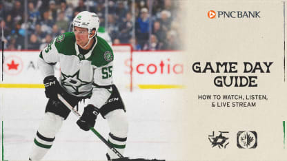 Intense faceoff in Stars hockey playoff game