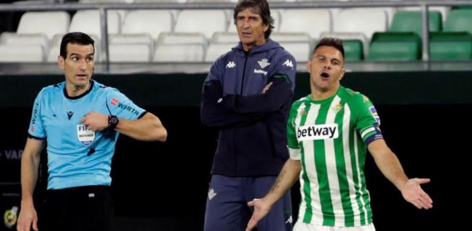 Fans of Real Betis supporting their team during the European semifinal