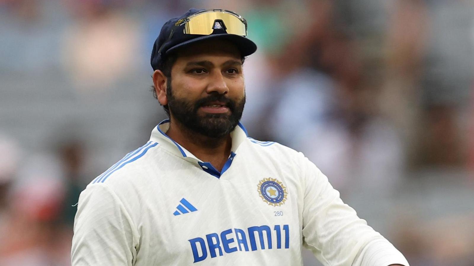 Rohit Sharma during his final Test series for India