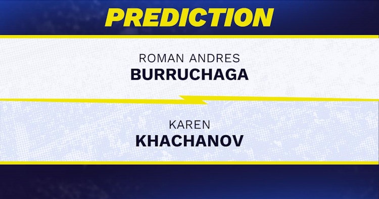 Karen Khachanov in action at the ATP Italian Open 2025