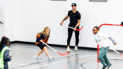Darnell Nurse skating for the Edmonton Oilers