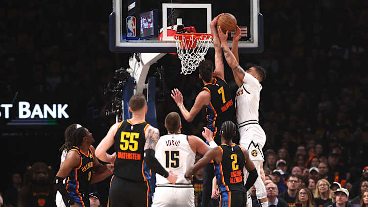 Michael Porter Jr. in action during the NBA Playoffs