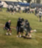 Penn State lacrosse athlete in action on the field