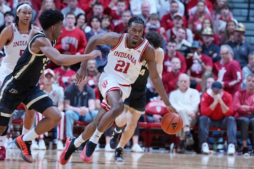 Otega Oweh takes part in an NBA basketball pre-draft workout