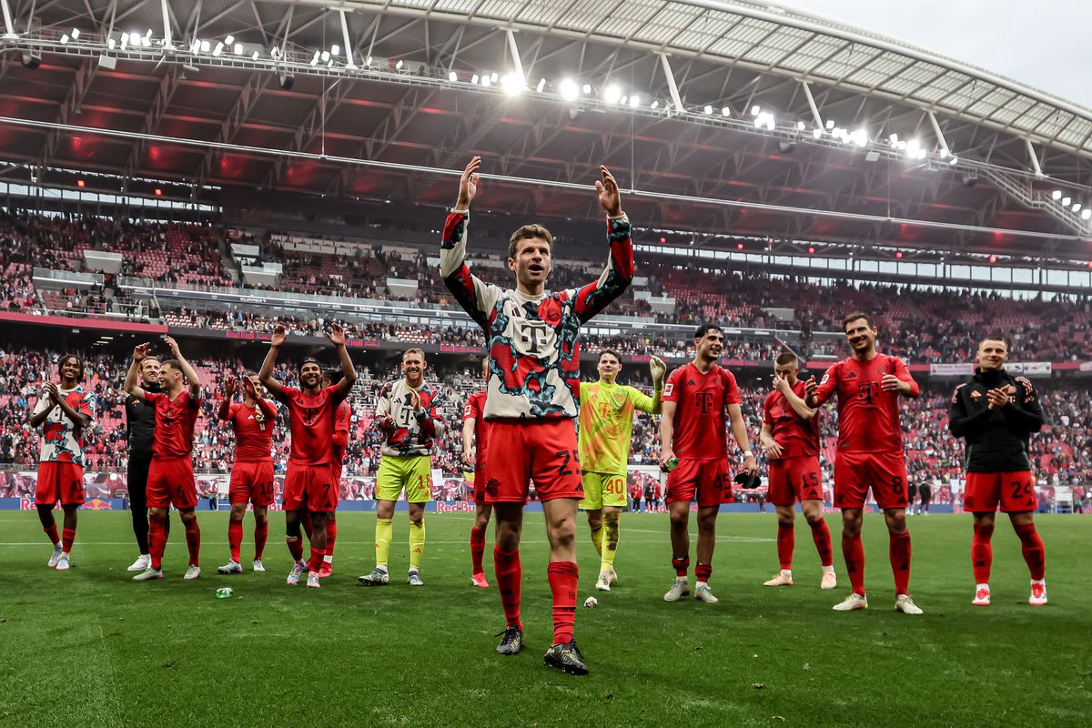 Bayern vs Mönchengladbach at the Allianz Arena