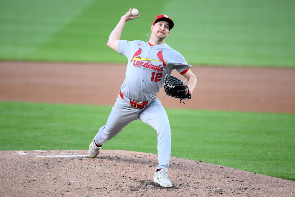Erick Fedde pitching a complete-game shutout for the St. Louis Cardinals
