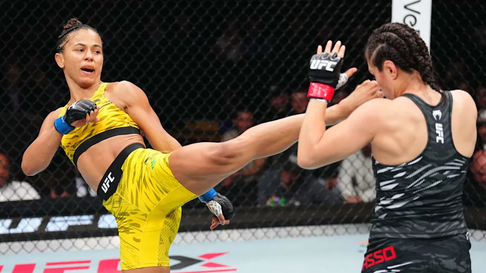 Alexa Grasso in her latest UFC fight