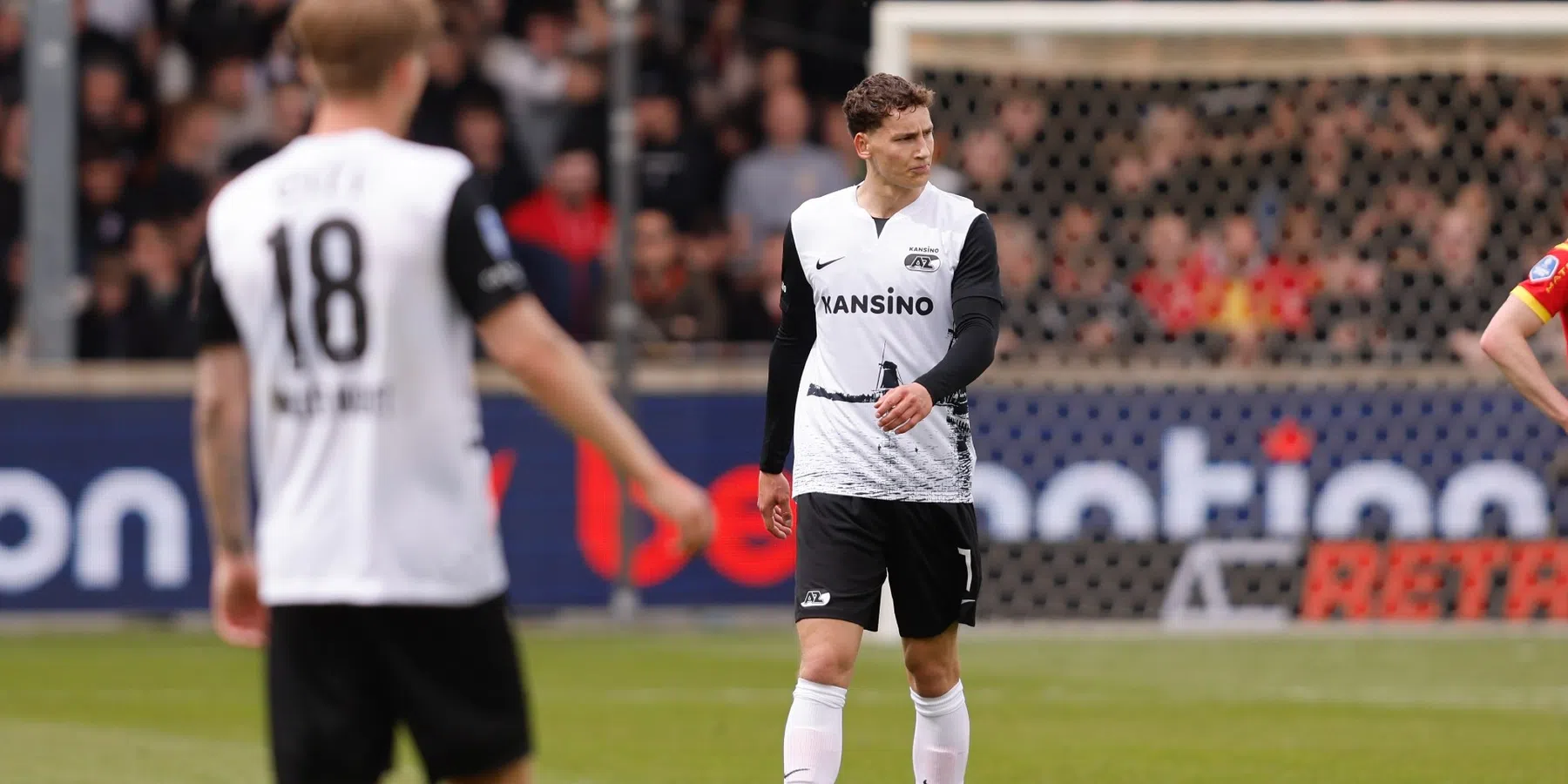 Eredivisie duel tussen AZ en FC Groningen in het AFAS Stadion