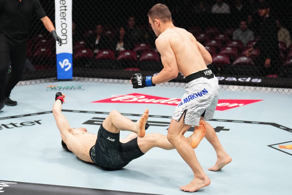 Brad Katona in action at UFC 315