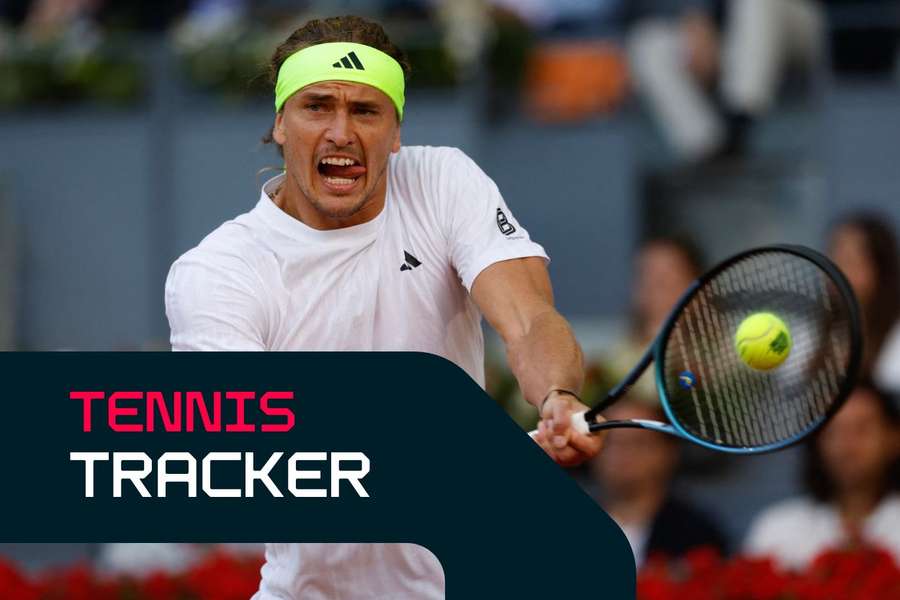 Alexander Zverev competes at the Rome Open 2025