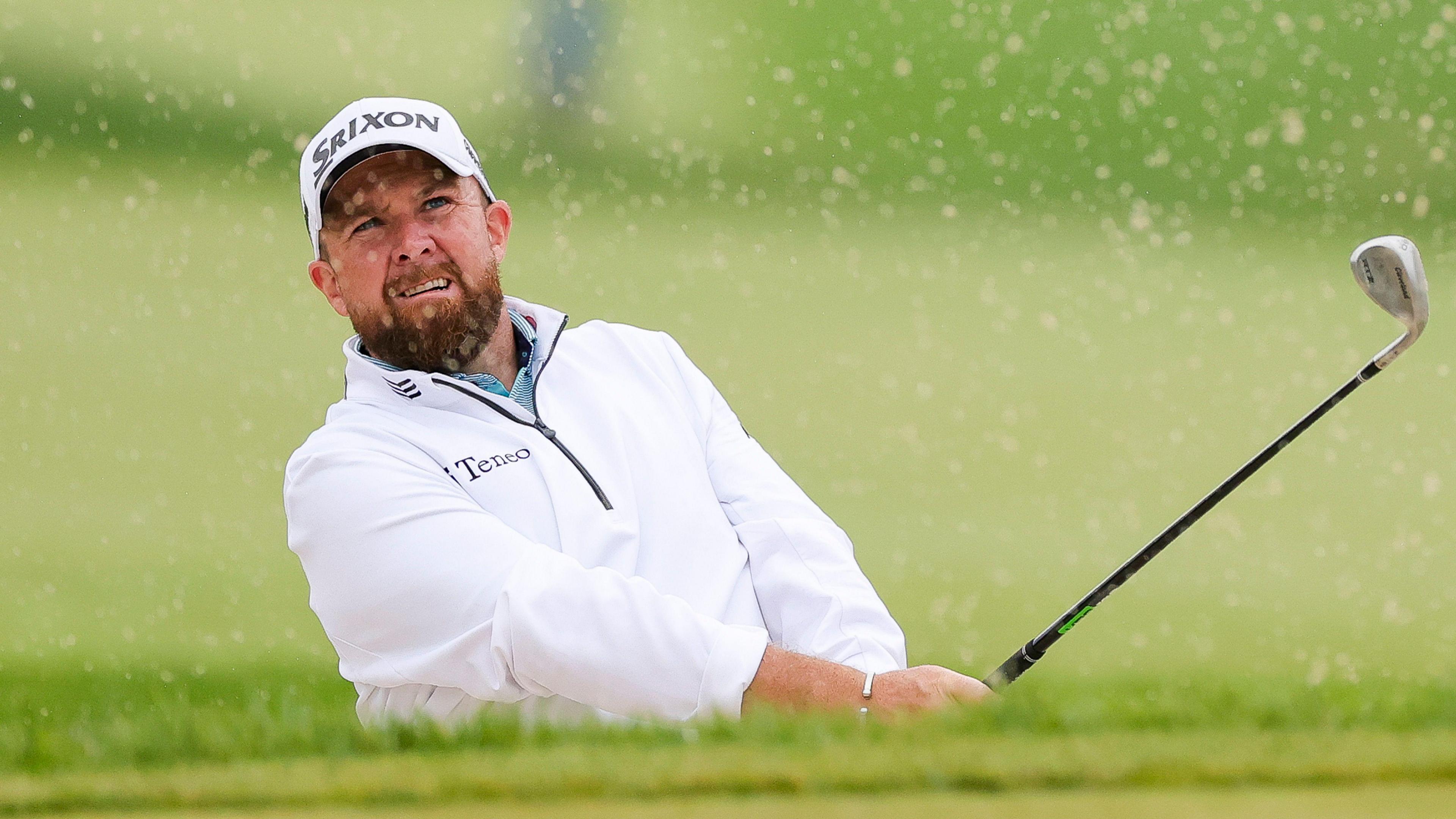 Sepp Straka focused on his drive during the Truist Championship