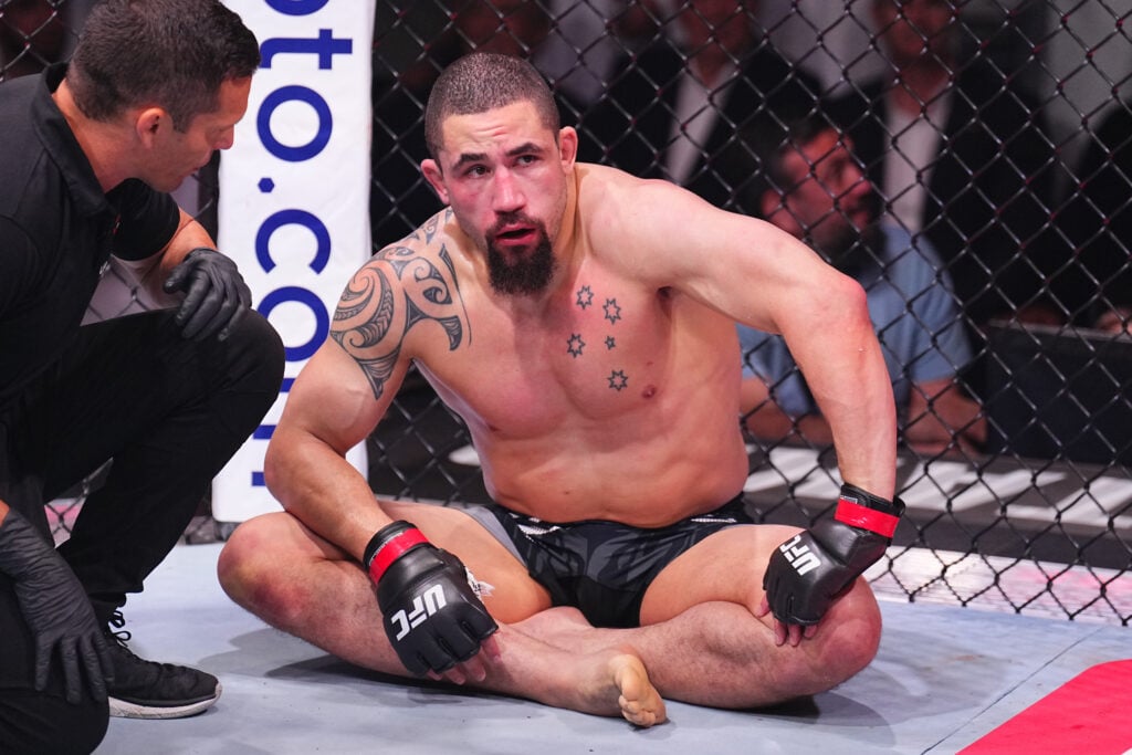 Robert Whittaker prepares for his main event fight in Abu Dhabi