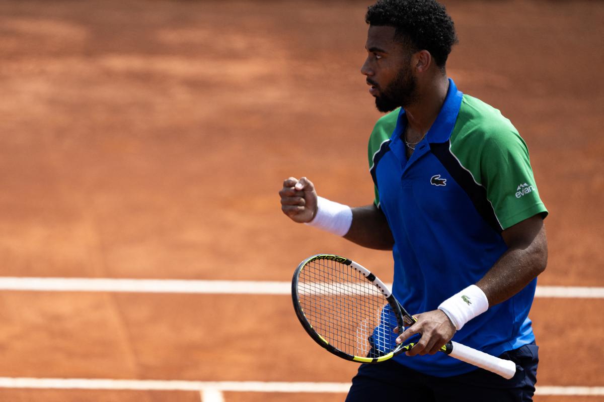 Arthur Fils lors du Masters 1000 de Rome