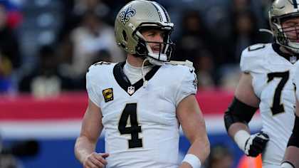 Derek Carr in a Saints Jersey