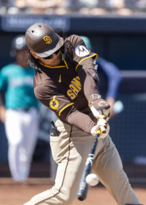 Padres standings discussion: Padres players in dugout
