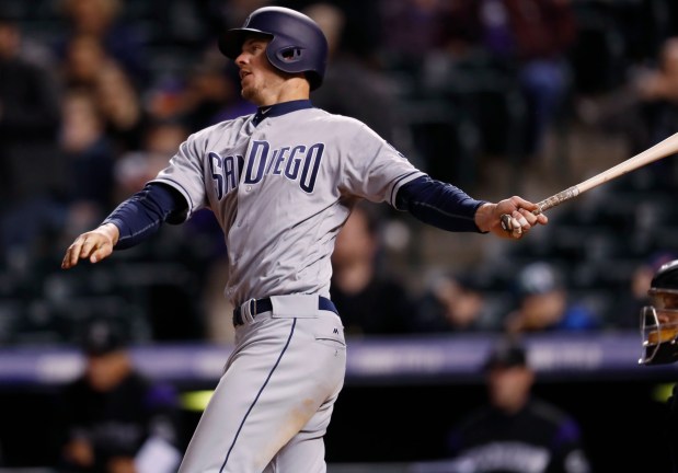 San Diego Padres playing at Coors Field during a game