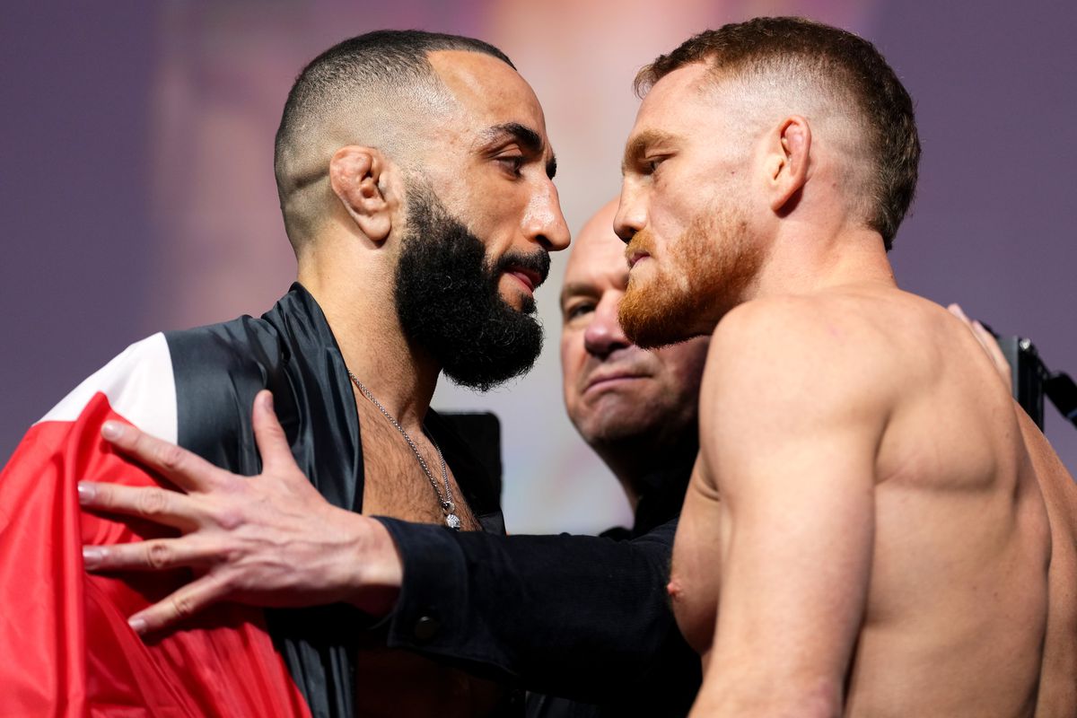 Belal Muhammad faces Jack Della Maddalena in the headline matchup of the UFC 315 fight card