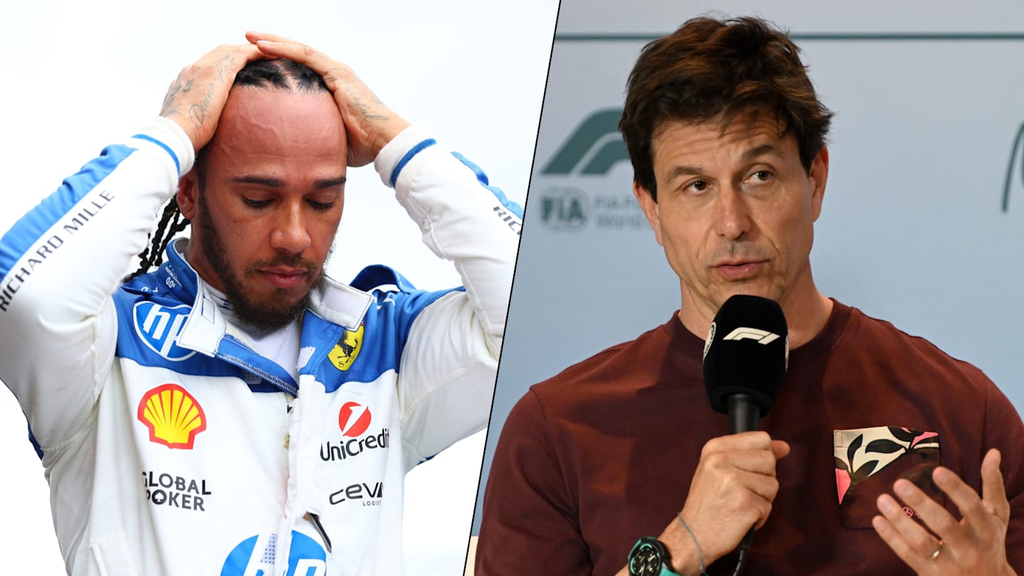 Toto Wolff observing the Formula 1 paddock