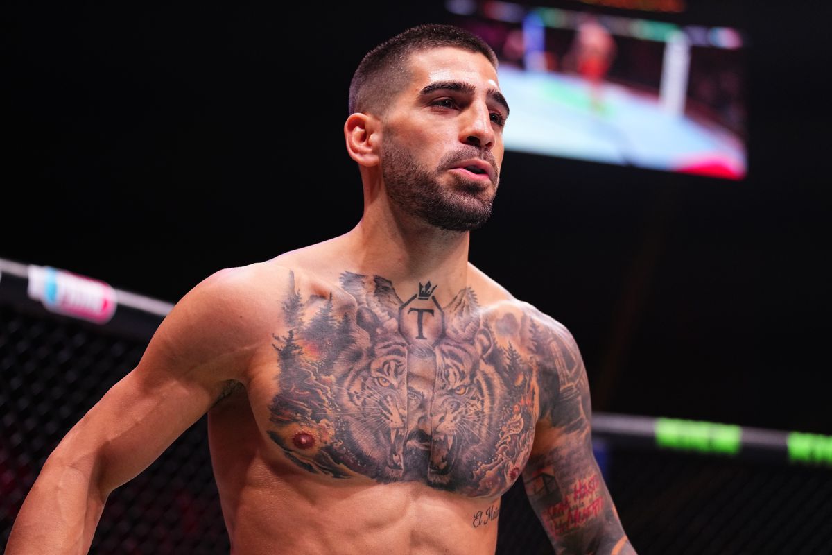 Ilia Topuria and potential UFC 317 opponents in intense face-off