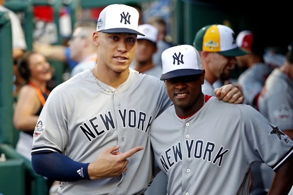 Luis Severino pitching for the Athletics